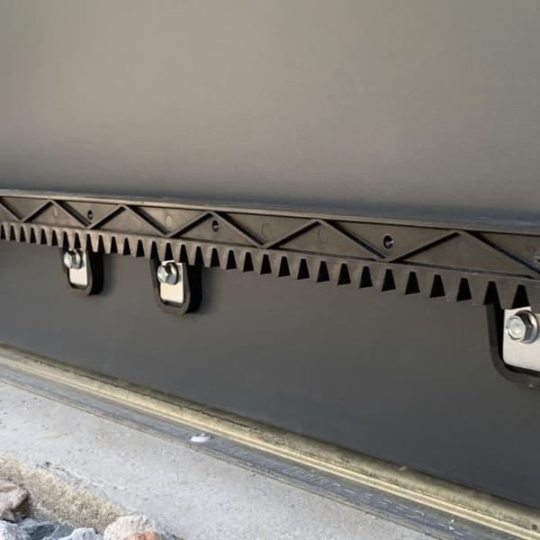 Extra grindställ höger eller vänster - AVIDSEN - För skjutgrind - Förstärkt nylon - 50 cm