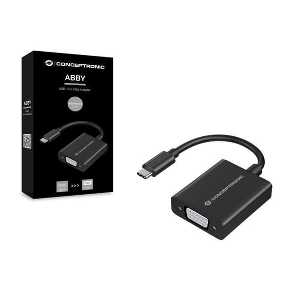 CONCEPTRONIC ABBY05B USB GRAFIKADAPTER 1920 X 1080 PIXEL SVART