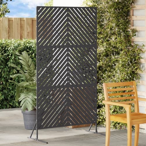 Stålfencepanel Svart Stål Standard Hållbar Stålfencepanel