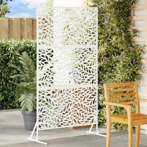 Stålstaketpanel Vit Pulverbeschichtet stål Standard Hållbar