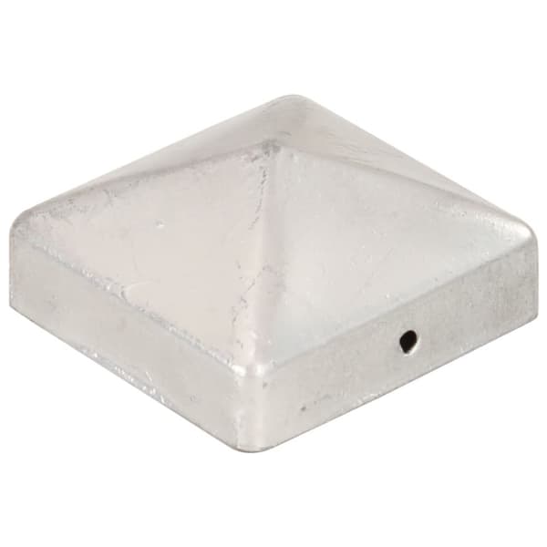Stolphattar pyramid 6 st galvaniserad metall 71x71 mm