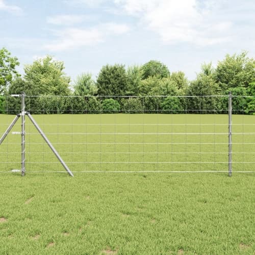 Fältstaket 0,8 x 25 m Galvaniserad Stål