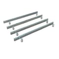 Miniatyrbillede 2 af 4: Metal Rack og Tandhjul til Skydedørsåbnere, Kraftig Design, Total Længde 2m, Inkluderer Fastgørelsesskruer