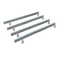 Miniatyrbillede 1 af 4: Metal Rack og Tandhjul til Skydedørsåbnere, Kraftig Design, Total Længde 2m, Inkluderer Fastgørelsesskruer