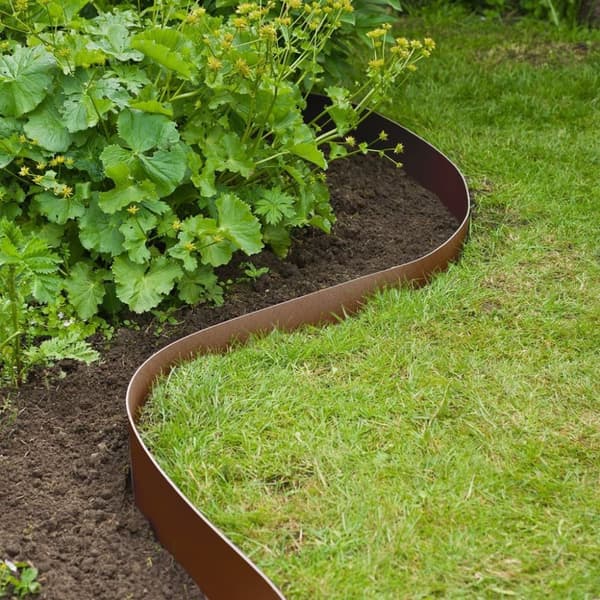 Nature plænekant 0,15x10 m terracottafarvet