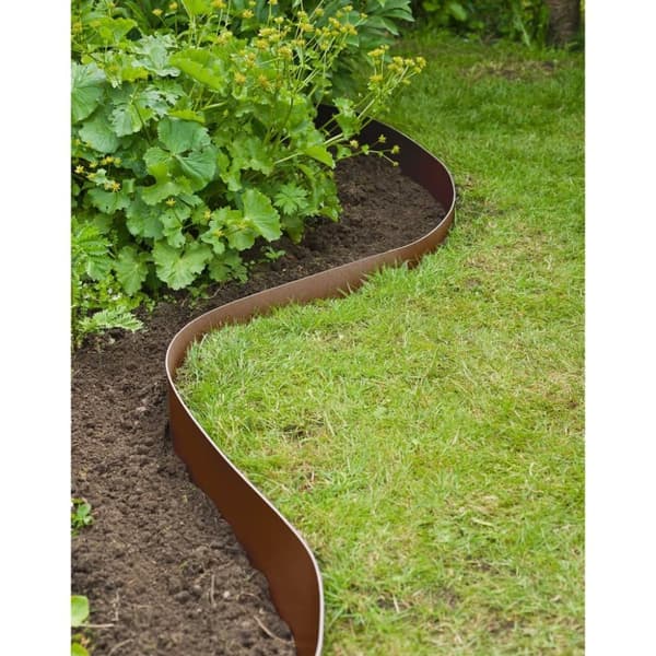 Nature plænekant 0,15x10 m terracottafarvet