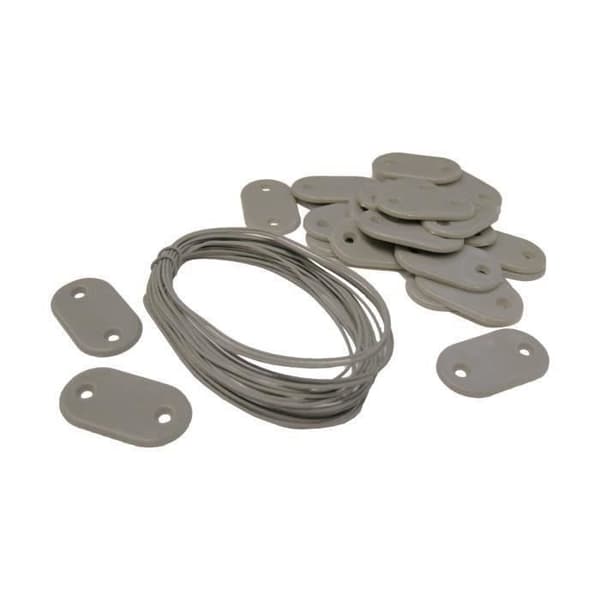 Nature Garden Fence Fixing Kit 27 st Grå