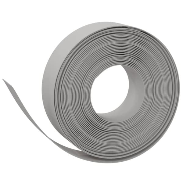vidaXL Rabattkant grå 10 m 15 cm polyeten