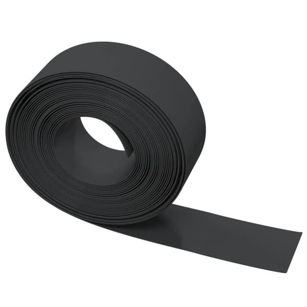 vidaXL Hagekant svart 10 m 20 cm polyetylen