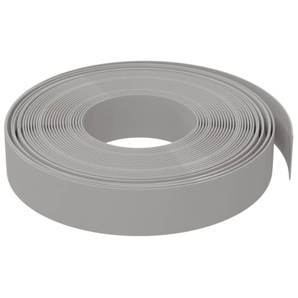 vidaXL Hagekanter 5 stk grå 10 m 10 cm polyetylen