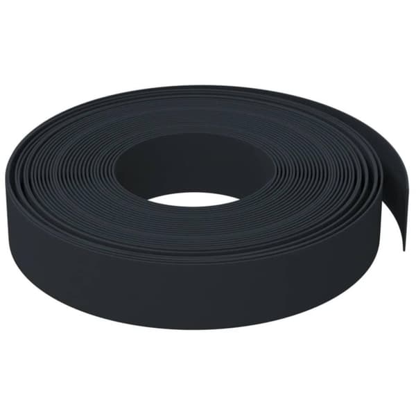vidaXL græskanter 3 stk. 10 m 10 cm polyethylen sort