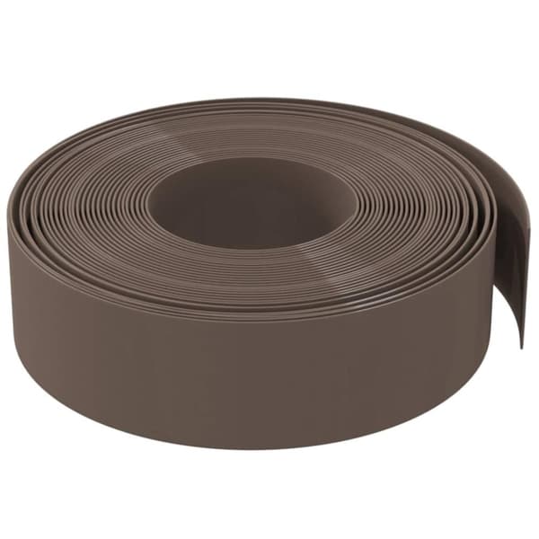vidaXL Puutarhareunukset 3 kpl harmaa 10 m 15 cm polyeteeni
