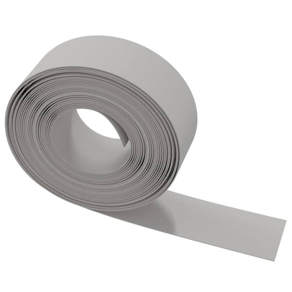 vidaXL græskanter 4 stk. 10 m 20 cm polyethylen grå