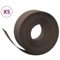 Pikkukuva 1 / 7: vidaXL Puutarhareunukset 5 kpl harmaa 10 m 20 cm polyeteeni
