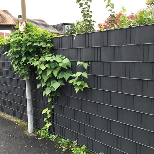 Sekretessskärm - XMTECH - Rull 70m x 19cm - Väderbeständig PVC - 100 % UV-beständig - Antracit