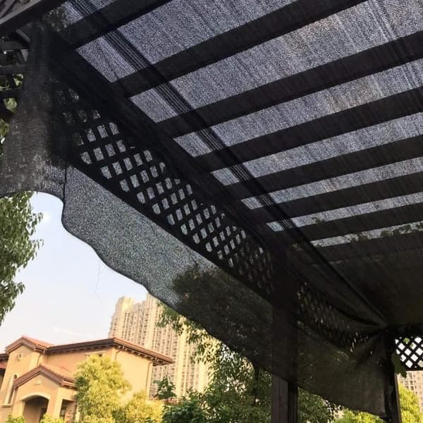 LZQ Privacy Screen - Skuggnät för balkong Trädgårdsterrass - Antracit, 1,2 x 10 m