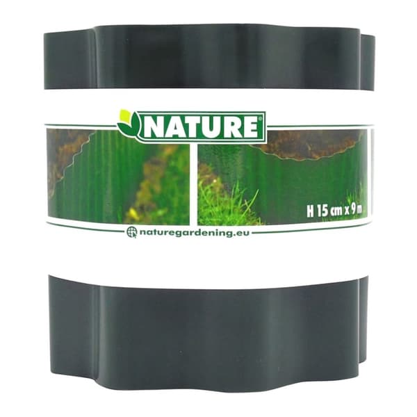 Nature Rabattkant 0,15x9 m grön