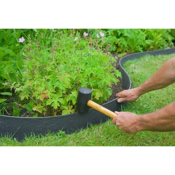 Nature Rabattkant 0,12x12 m 5 mm svart