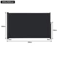 Miniatyrbild 2 av 4: XMTECH Sidogardin - Svart - 200x300cm - UV-skydd - Infällbar