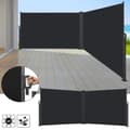 Miniatyrbild 1 av 4: Infällbar Privacy Screen - LZQ - 1,8 x 6 m - UV-skydd - Antracit