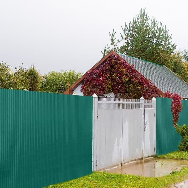 XMTECH PVC insynsskydd - 160x300cm - Grön - Balkong, terrass, trädgård