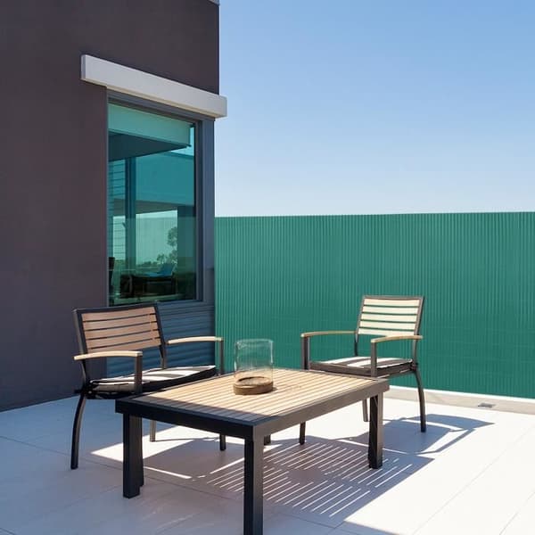 XMTECH PVC insynsskydd - 160x300cm - Grön - Balkong, terrass, trädgård
