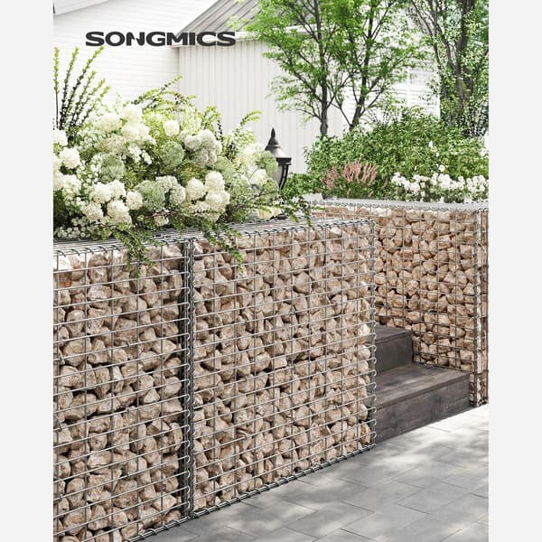 Rootz Gabion - Metalliverkko Gabion - Gabion Wall - Gabion Basket - Metalliverkko Gabion - Gabion Aita - Gabion Rakenne - Gabion Penkki - Hopea - 100