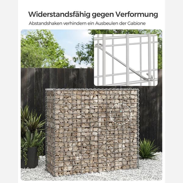 Rootz Gabion - Metalliverkko Gabion - Gabion Wall - Gabion Basket - Metalliverkko Gabion - Gabion Aita - Gabion Rakenne - Gabion Penkki - Hopea - 100