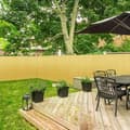 Miniatyrbild 3 av 4: XMTECH PVC Privacy Screen, 180x500cm Balkong vindskyddsstaket med band, för trädgården, Balkong eller terrass, Bambu