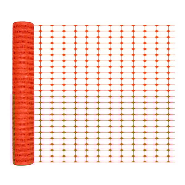 LZQ plastskyddsstängsel, mobilt staket, flexibelt stängselnät för kycklingar, 2 x 80 m orange