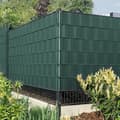 Miniatyrbild 3 av 4: XMTECH Privacy Screen Roll, 260mx19cm Privacy Fence Film, PVC Privacy Strips med 120 fästen, Grön