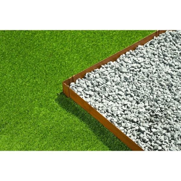 Nature Rabattkant 3 st 91,4x10,2 cm rosttrögt stål