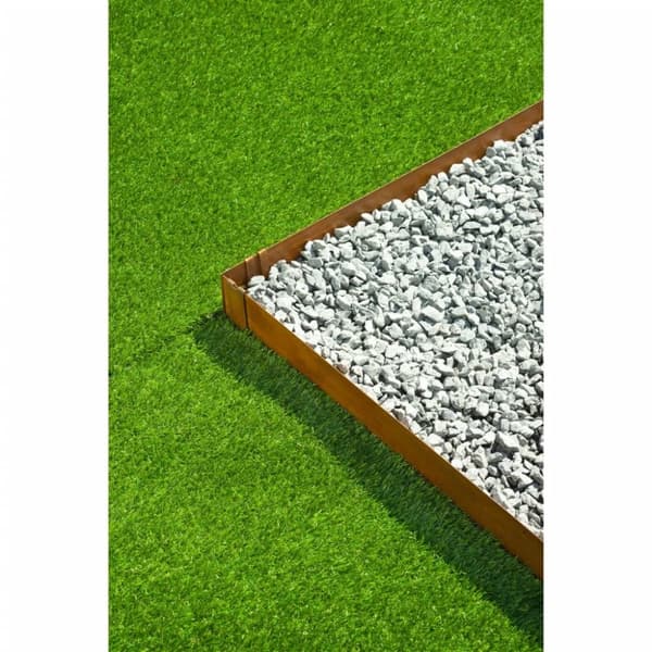 Nature Rabattkant 3 st 91,4x10,2 cm rosttrögt stål