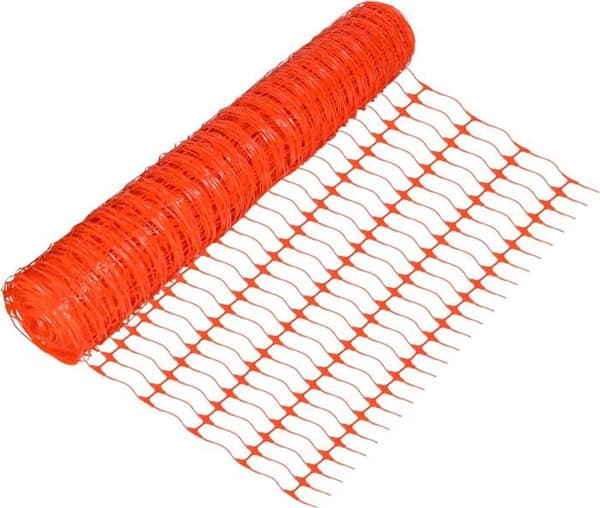 YUENFONG Varningsnät - Skyddsnät - Plaststängsel 30m, orange