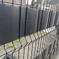 Miniatyrbild 3 av 4: Blackout Privacy Screen PVC-stängsel 70m med 30 st monteringsklämmor, 450g/m² PVC visuellt skärmskydd, antracit