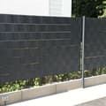 Miniatyrbild 3 av 4: Blackout Privacy Screen PVC staket 65m, 450g/m² PVC Visual Protection Screen, antracit
