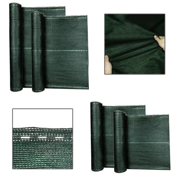 Brise-Vue - YUENFONG - 1.8x10 m - Polyeten HDPE - UV-beständig - Mörkgrön