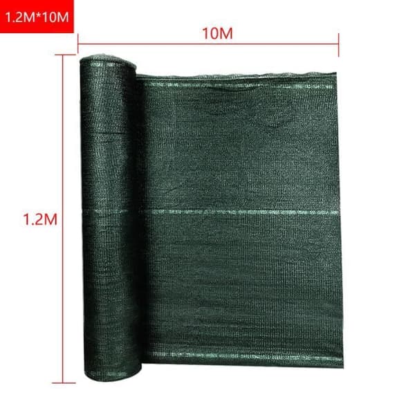 YUENFONG Vindskydd för stängsel och balkongräcke, i polyeten, med kabelklämmor, UV-stabiliserad, 1.2x10 m