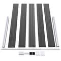 Pikkukuva 6 / 11: vidaXL Aitapaneelisarja WPC 526x105 cm musta -  Aitapaneelit