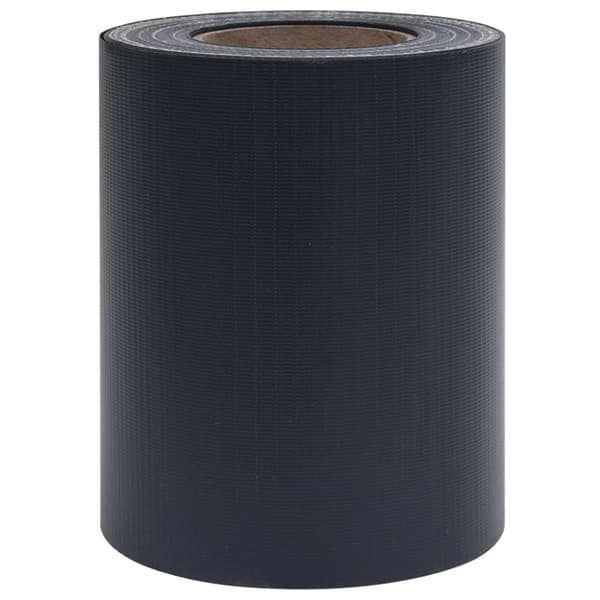 vidaXL haveskærm 35x0,19 m 4 stk. PVC mat mørkegrå -  Havehegn