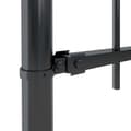 Miniatyrbillede 4 af 6: vidaXL havehegn med spydtop 15,3 x 1,2 m sort stål -  Havehegn