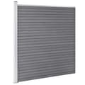 Pikkukuva 4 / 11: vidaXL Aitasarja 9 paneelia + 1 vinopaneeli WPC 1657x186 cm harmaa -  Aitapaneelit