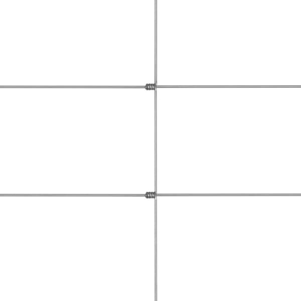vidaXL Puutarha-aita galvanoitu teräs 50x1,25 m hopea - Aitapaneelit