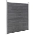 Pikkukuva 5 / 11: vidaXL Puutarha-aita WPC 1045x186 cm harmaa -  Aitapaneelit