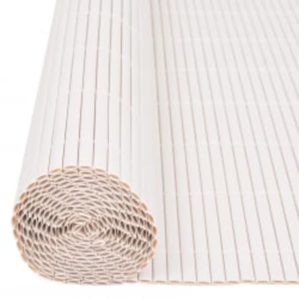 vidaXL dobbeltsidet havehegn 110x500 cm hvid -  Havehegn