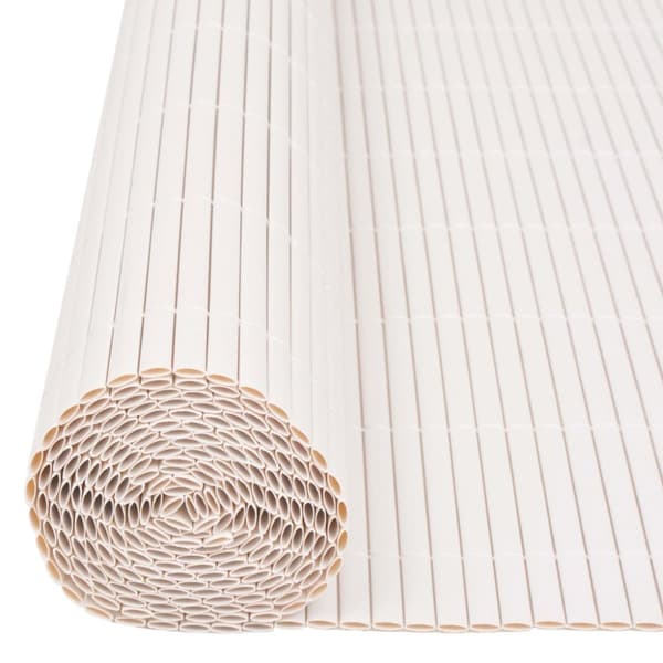 vidaXL Kaksipuolinen Puutarha-aita 90x500 cm Valkoinen -  Aitapaneelit