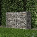 Miniatyrbillede 1 af 7: vidaXL gabionkurv galvaniseret stål 150x50x100 cm -  Havehegn