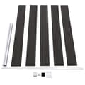 Miniatyrbillede 5 af 10: vidaXL hegnspanel 175x105 cm WPC sort -  Havehegn