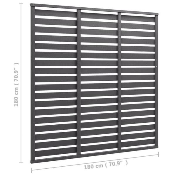 vidaXL Aitapaneeli WPC 180x180 cm harmaa -  Aitapaneelit