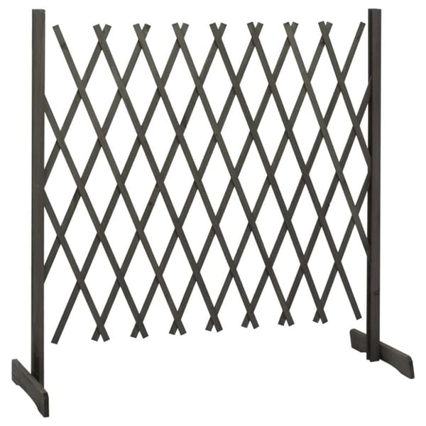 vidaXL espalier til haven 180x100 cm massivt fyrretræ grå - Havehegn